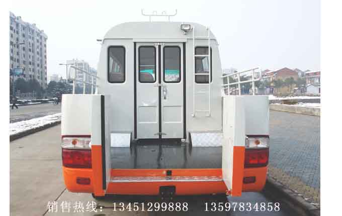 江淮7米14座汽油機電力工程車(chē)（國四）