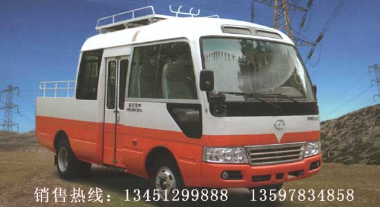 江淮6米10-11座柴油機電力工程車(chē)(國六）