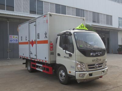 福田1.3噸易燃液體廂式運輸車(chē)（藍牌國六）