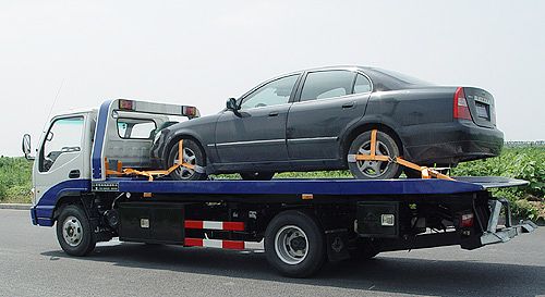江淮平板一拖二清障車(chē)（藍牌）（國六）