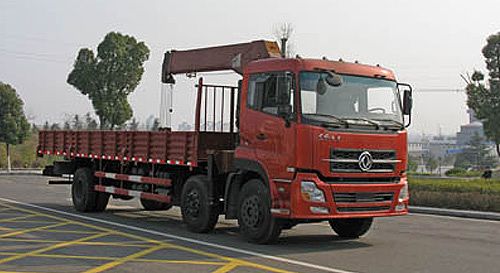 東風(fēng)天龍小三軸隨車(chē)起重運輸車(chē)